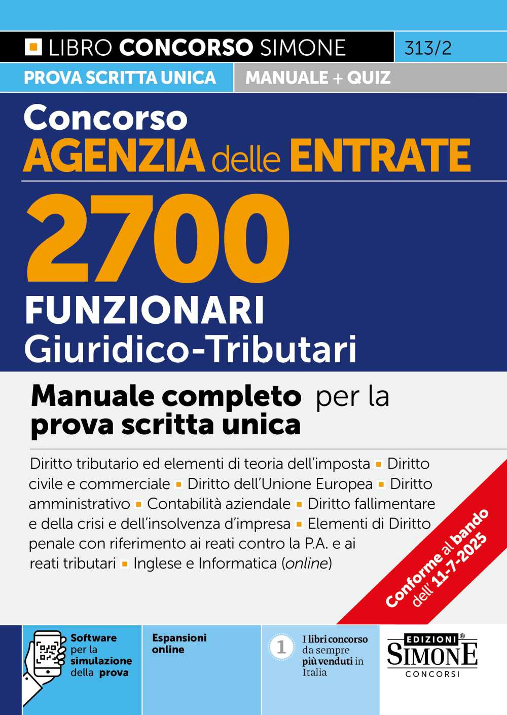 Concorso Agenzia delle Entrate. 2700 funzionari giuridico tributari. Manuale