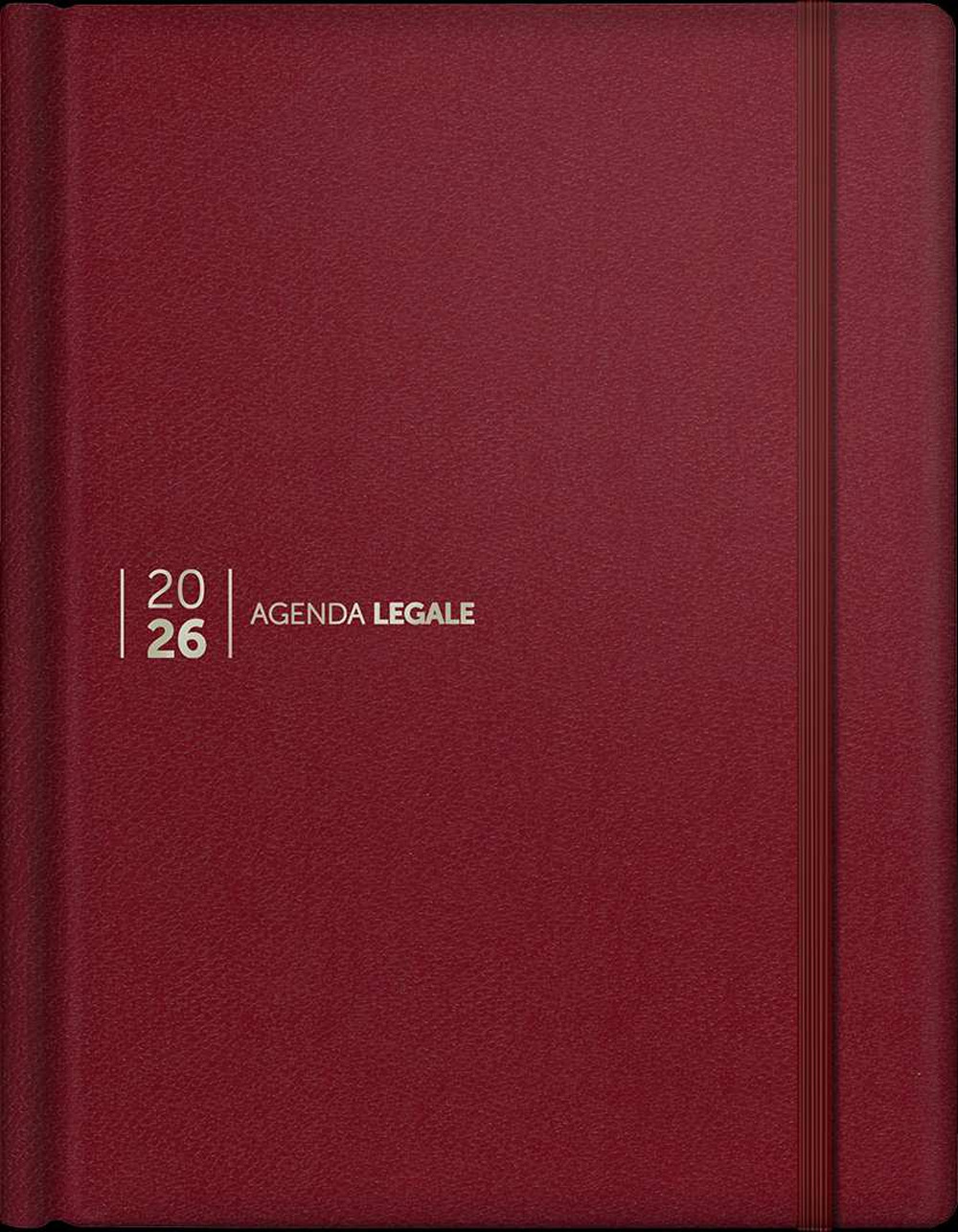 Agenda legale 2026. Ediz. leather rossa