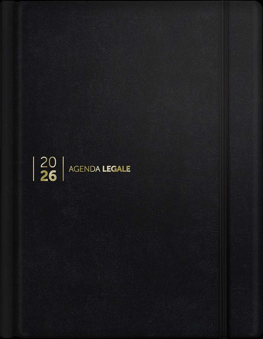 Agenda legale 2026. Ediz. skin black