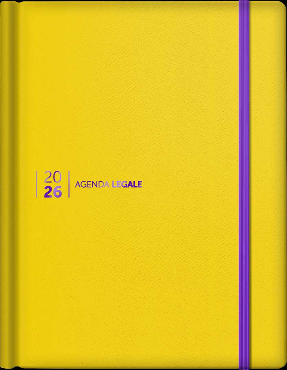 Agenda legale 2026. Ediz. leather gialla