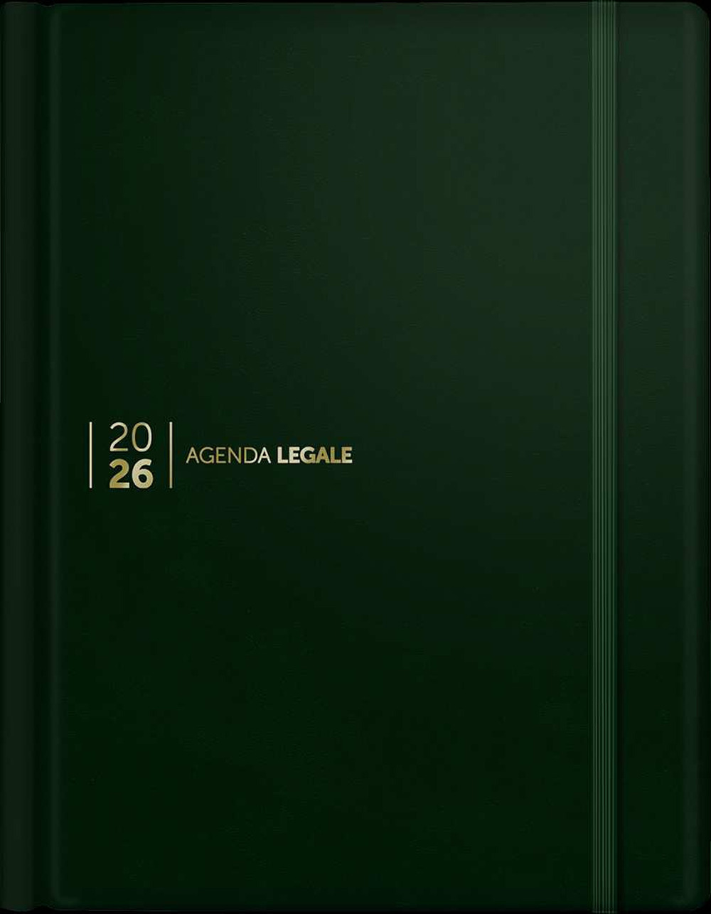 Agenda legale 2026. Ediz. skin dark green