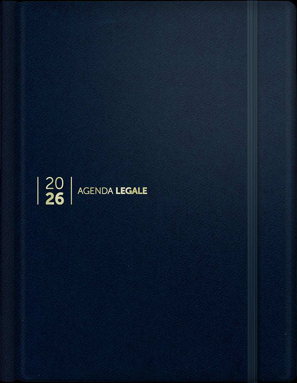 Agenda legale 2026. Ediz. leather blu
