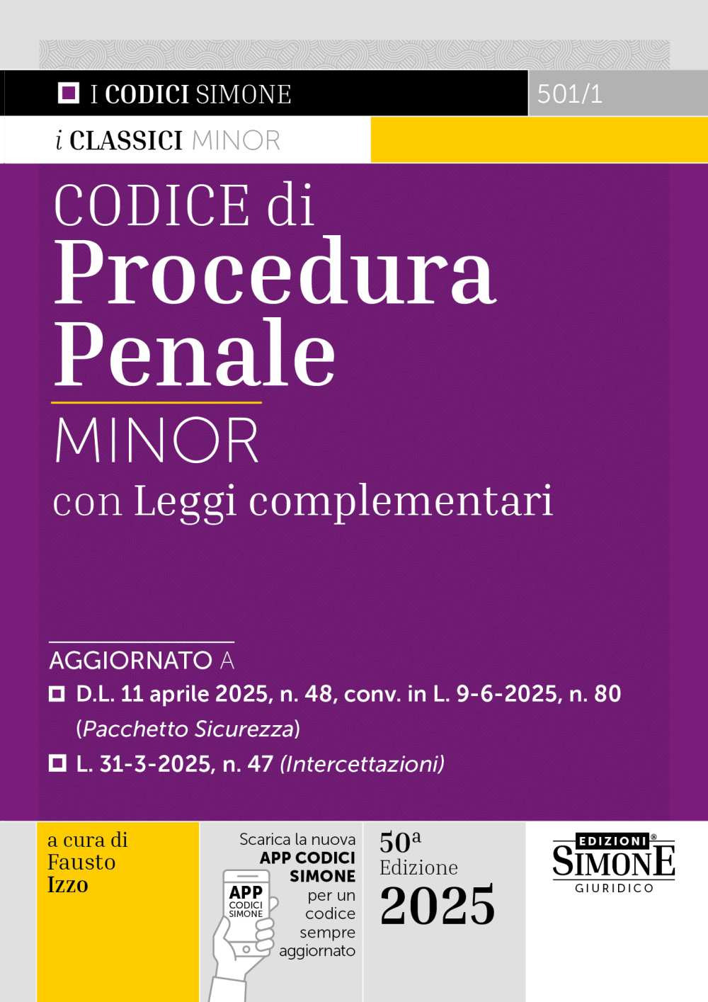 Codice di procedura penale. Leggi complementari. Ediz. minor