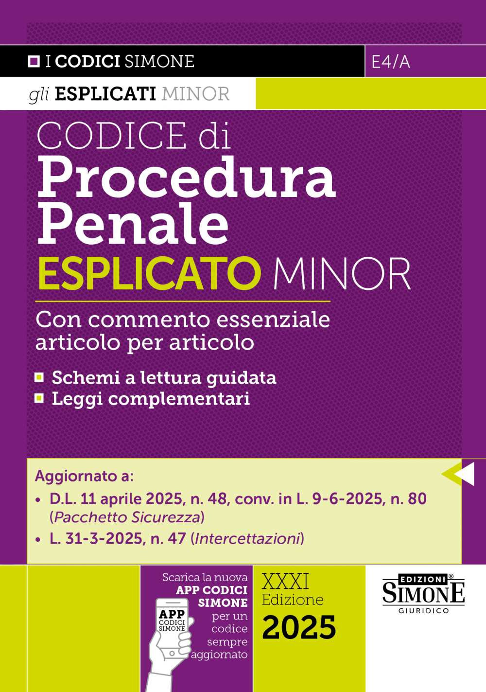 Codice di procedura penale. Esplicato minor