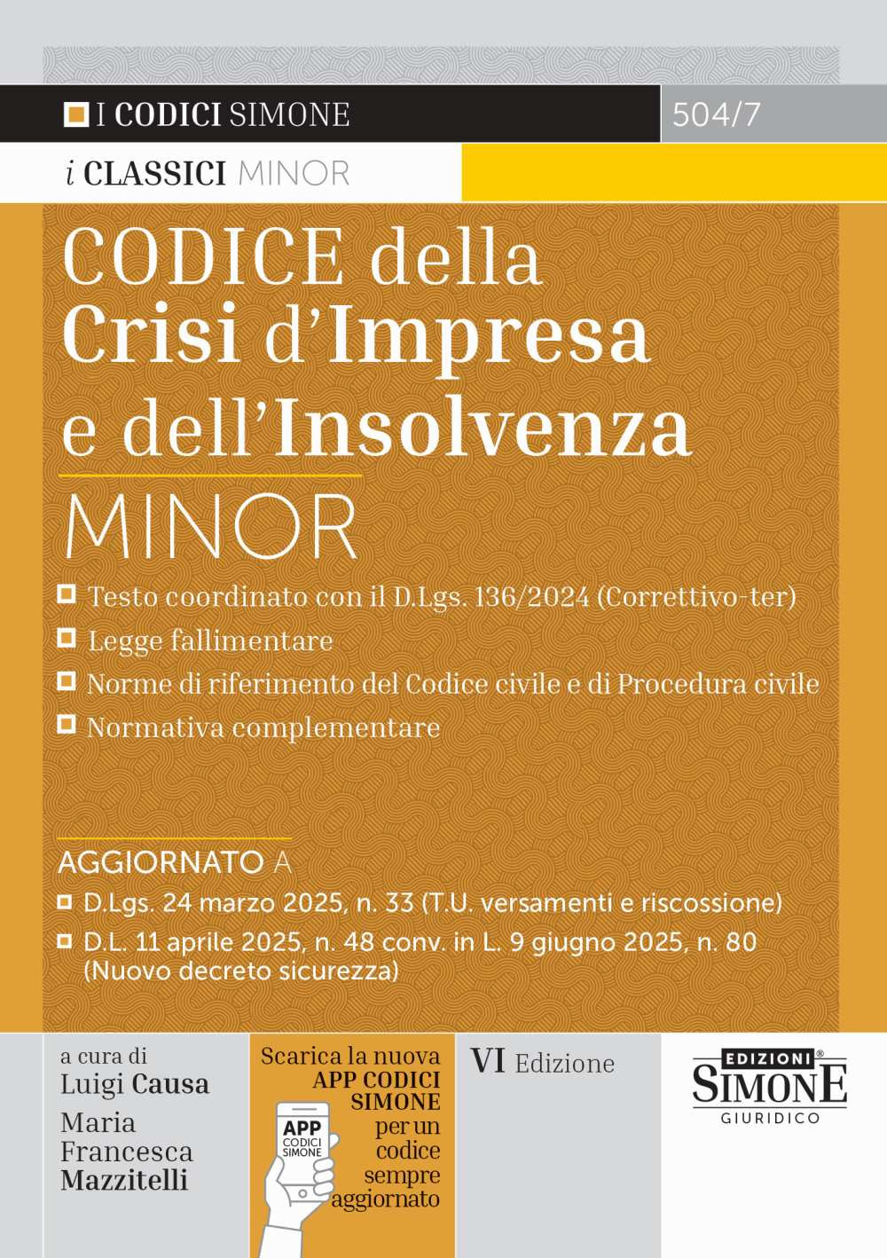 Codice della crisi d'impresa e dell'insolvenza. Ediz. minor