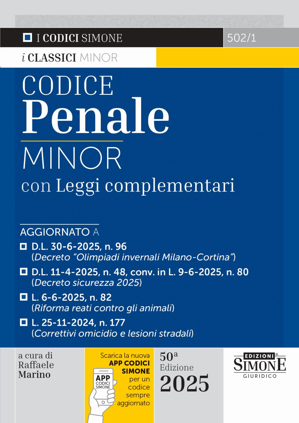 Codice penale minor. Con leggi complementari