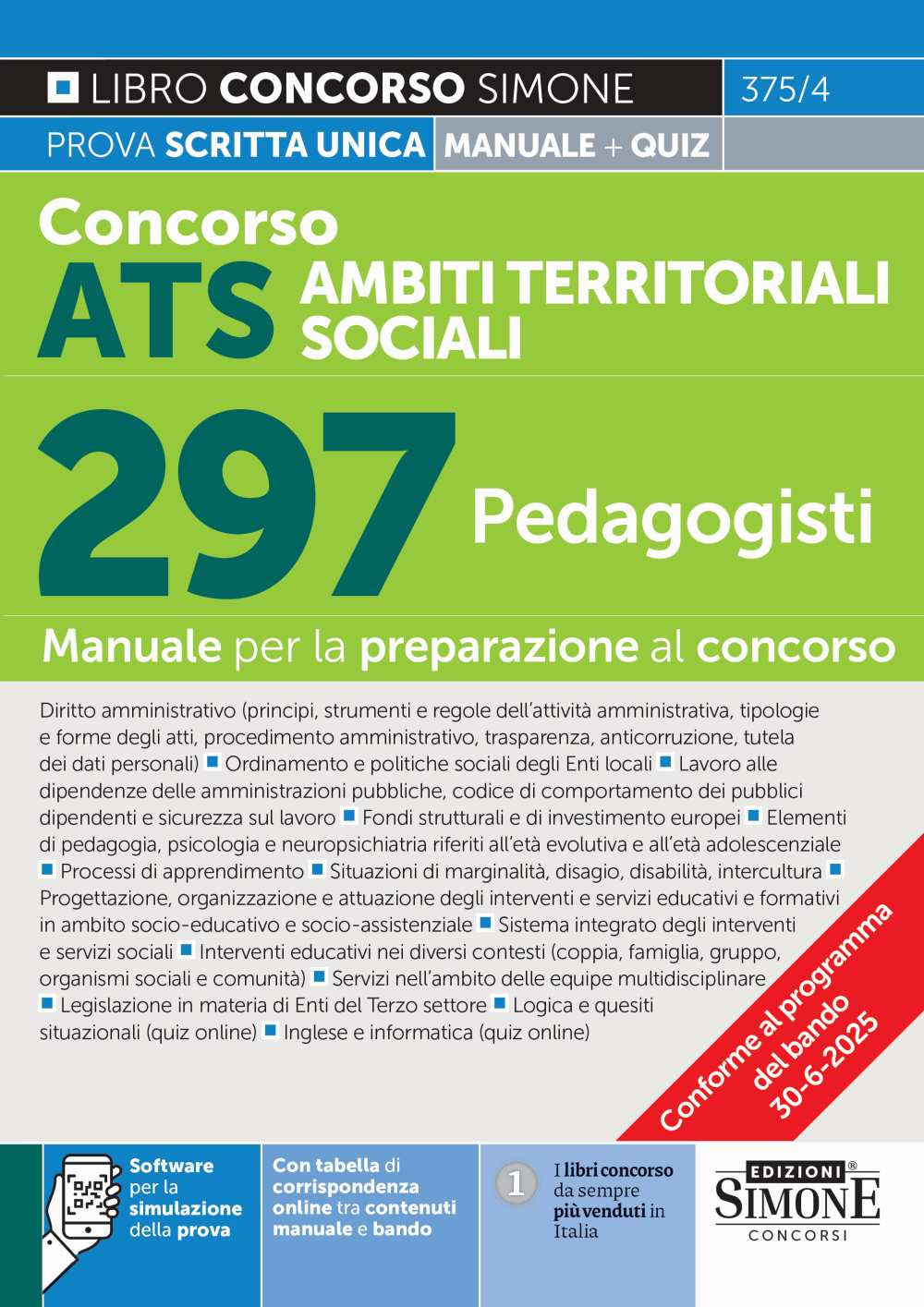 Concorso ATS. Ambiti territoriali sociali. 297 pedagogisti