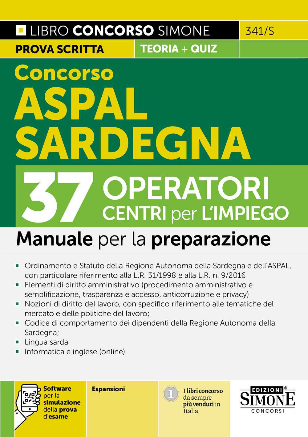Concorso ASPAL Sardegna. 37 operatori CPI Centri per l'impiego. Manuale