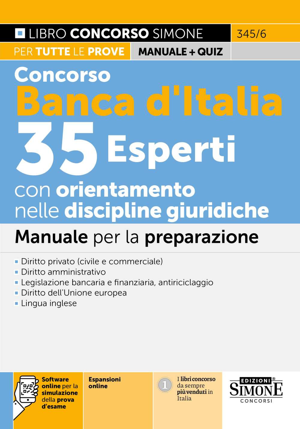 Concorso Banca d'Italia 35 Esperti con orientamento nelle discipline giuridiche. Manuale