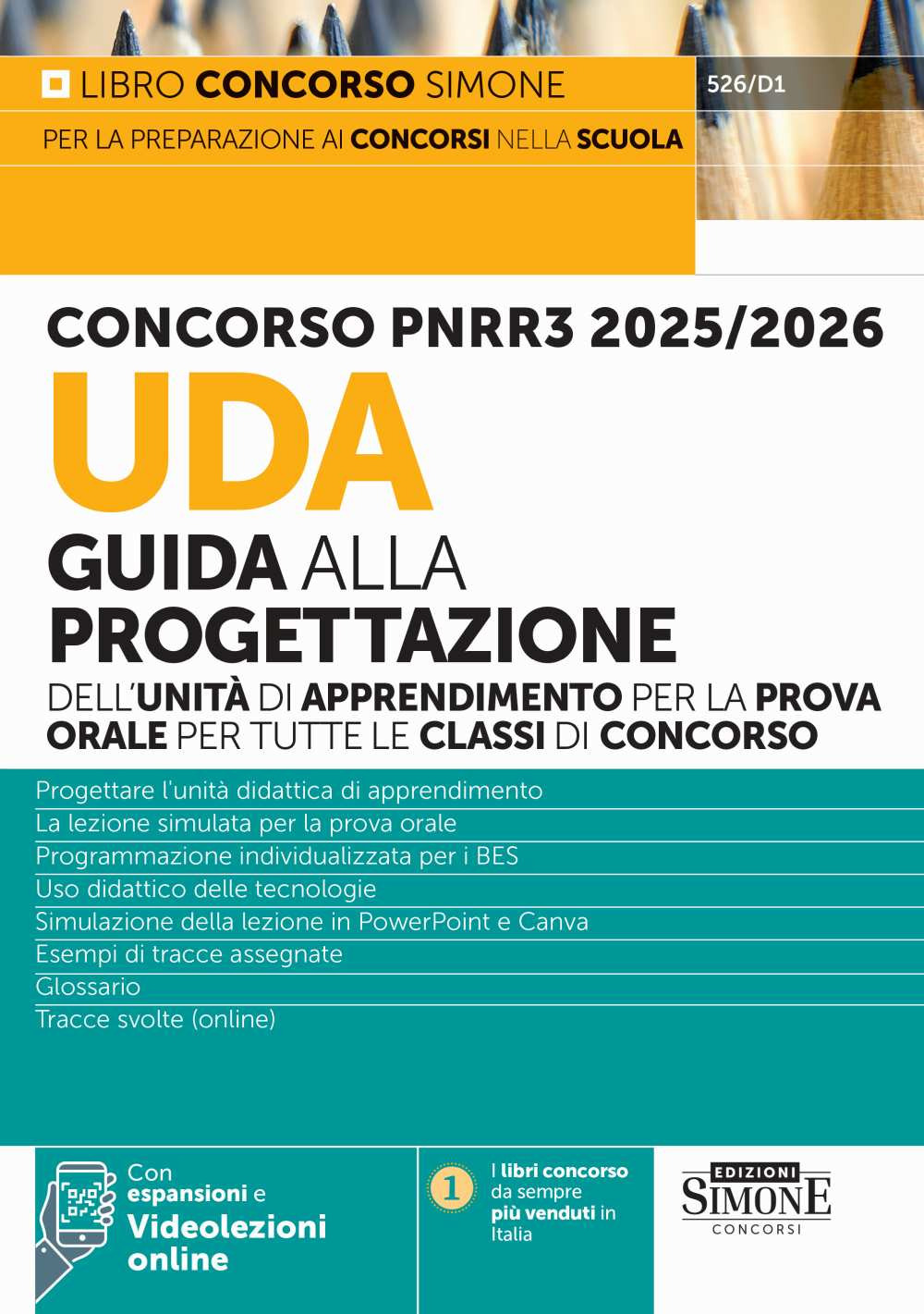 Concorso PNRR3 2025/2026. UDA Guida alla progettazione dell'unità di apprendimento per la prova orale per tutte le classi di concorso