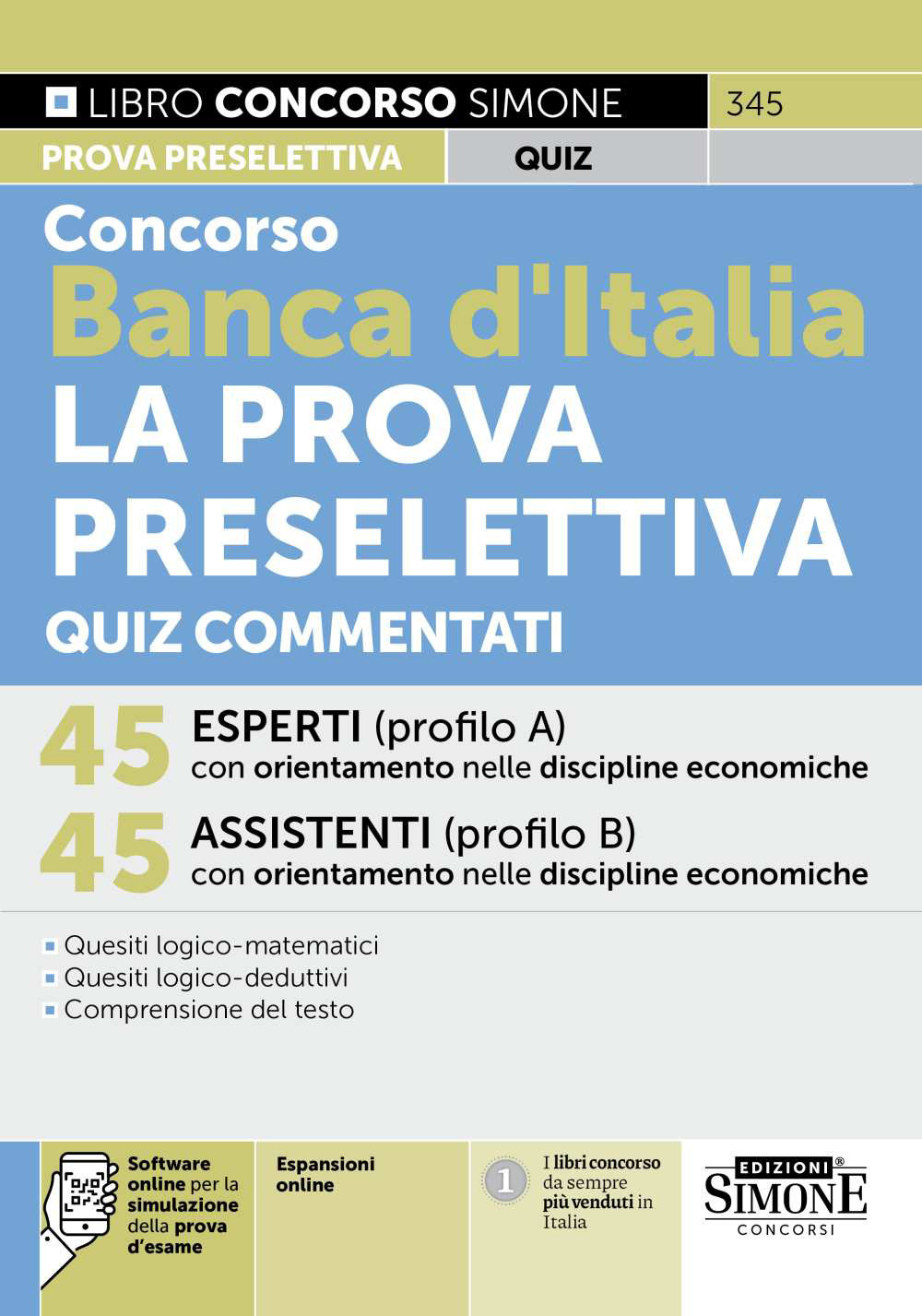 Concorso Banca d'Italia. La prova preselettiva. Quiz commentati