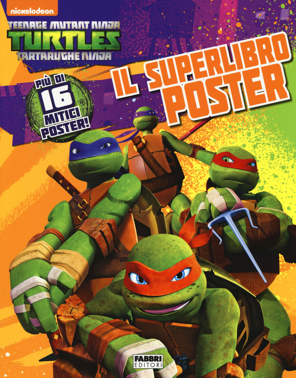 Il superlibro poster. Turtles Tartarughe Ninja