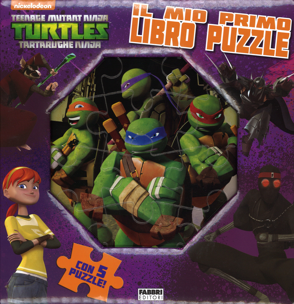 Il mio primo libro puzzle. Turtles Tartarughe Ninja