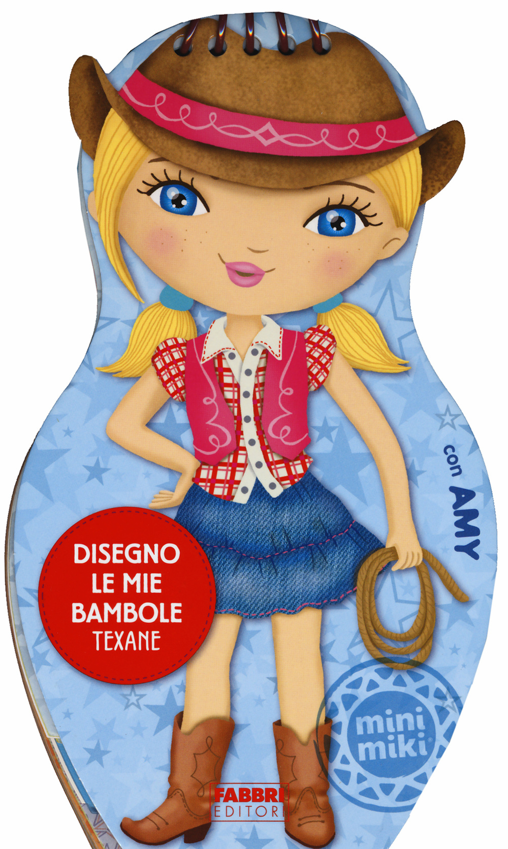 Disegno le mie bambole texane con Amy. Con adesivi