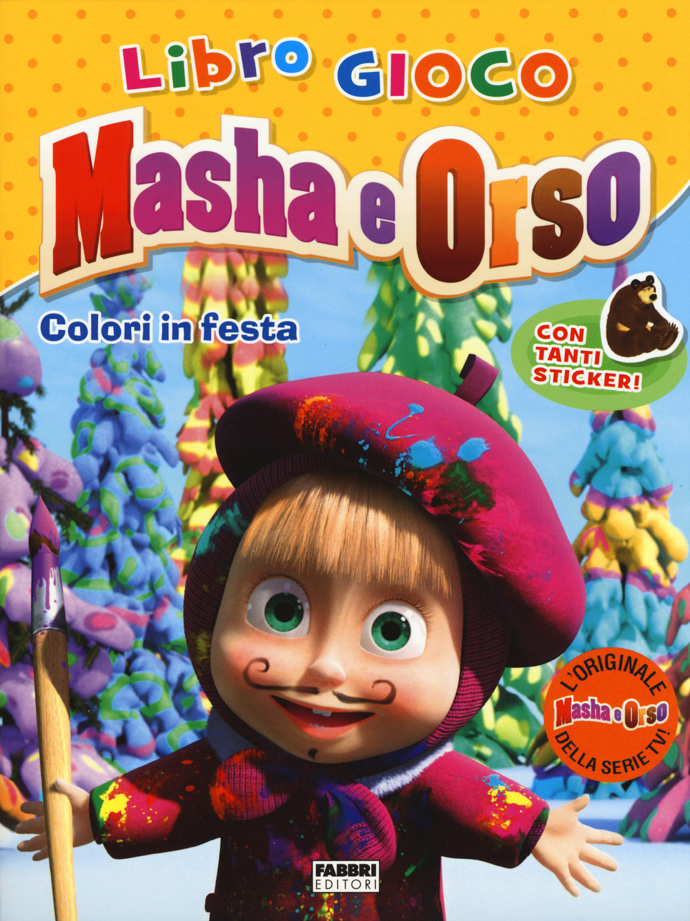 Colori in festa. Masha e Orso. Con adesivi