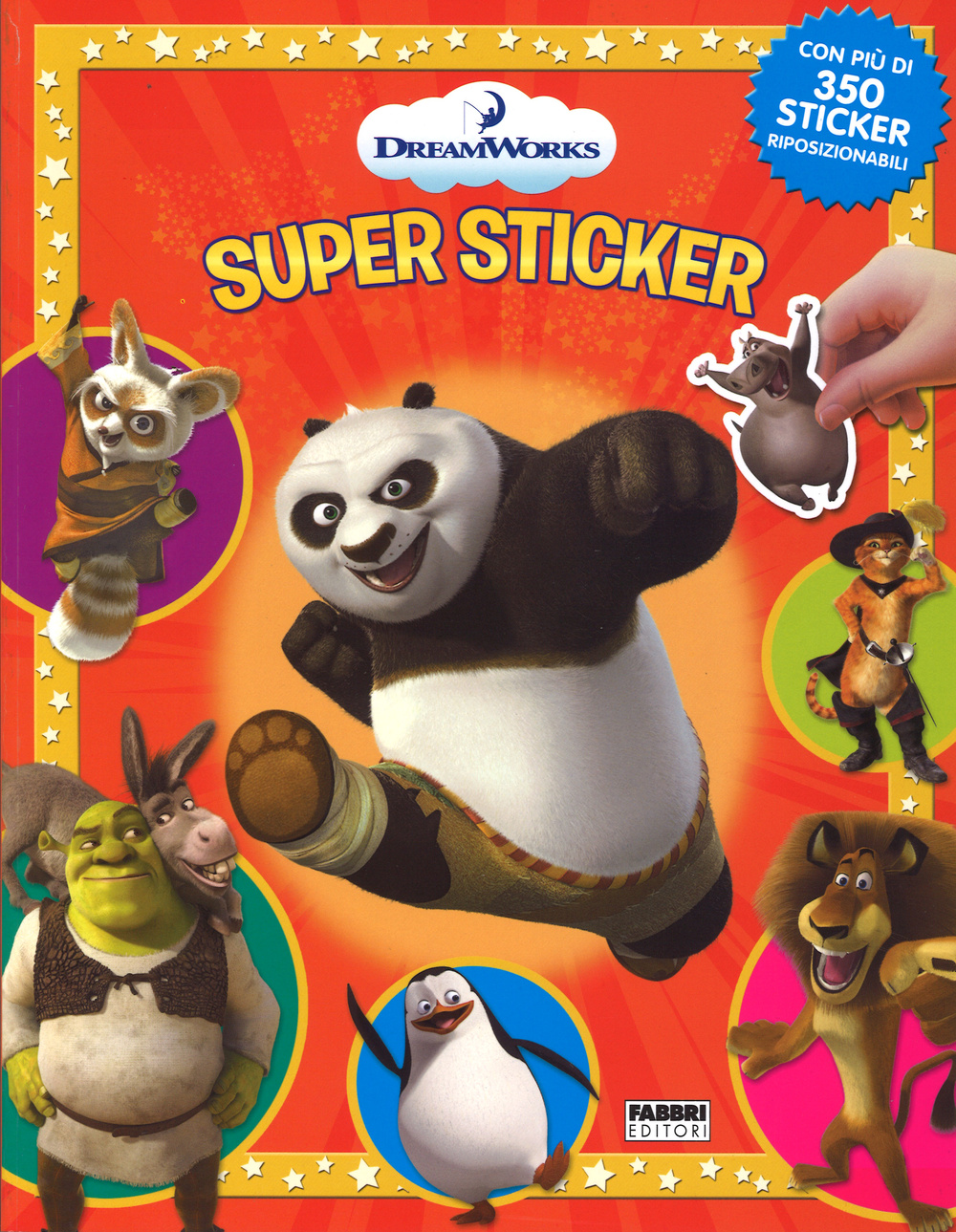 DreamWorks. Supersticker. Con adesivi
