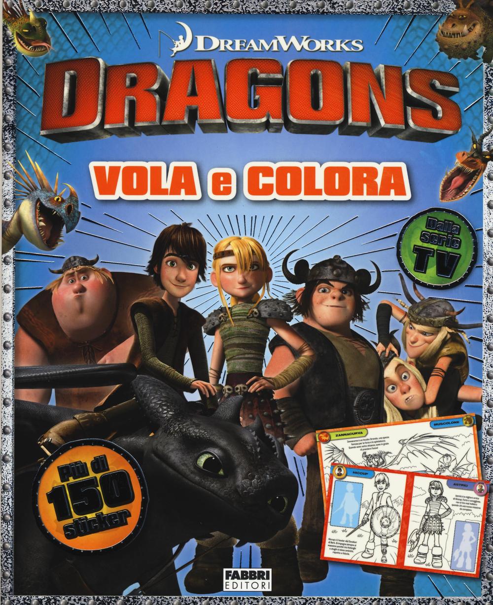 Vola e colora. Dragons