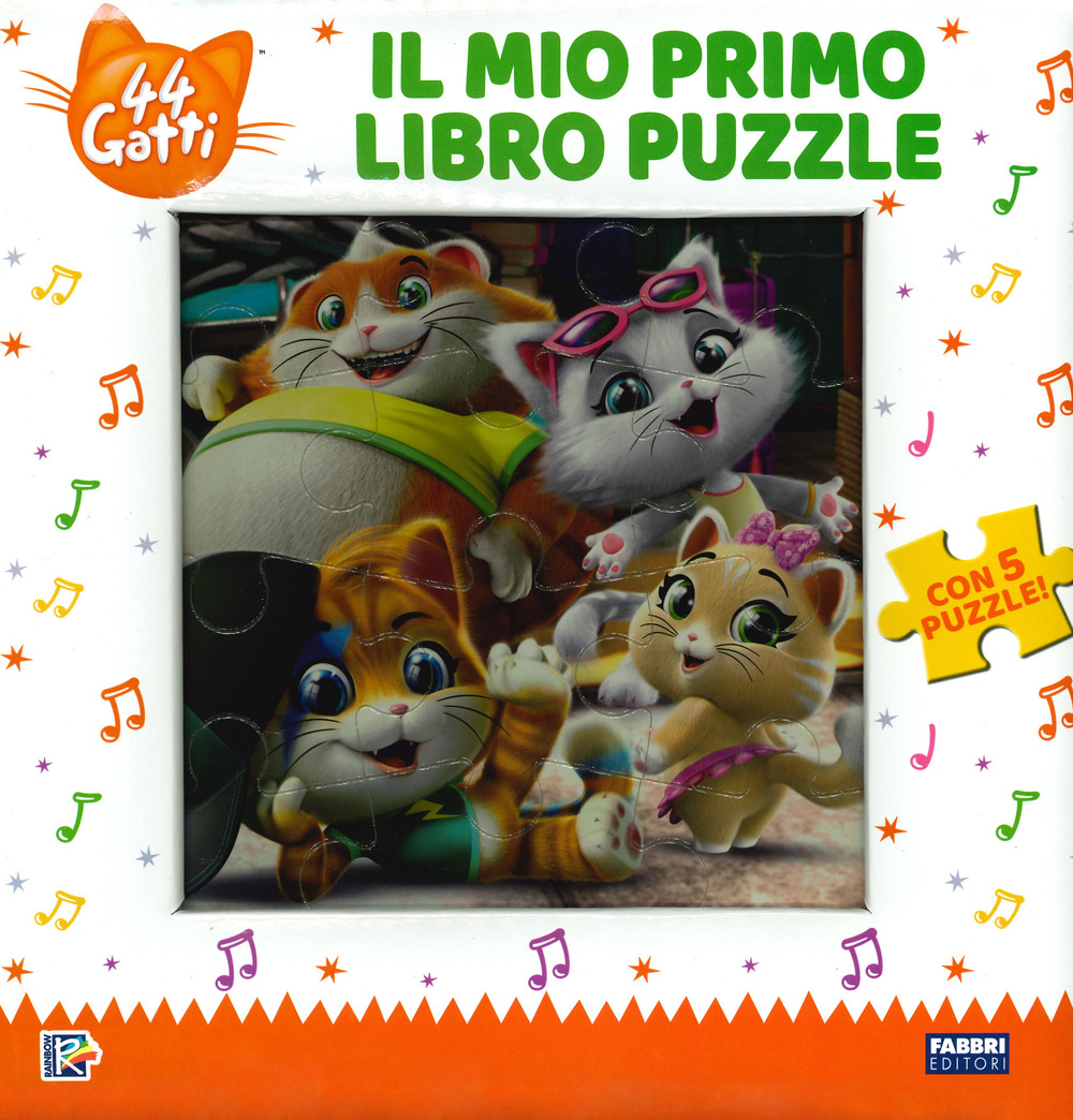 Il mio primo libro puzzle. 44 gatti