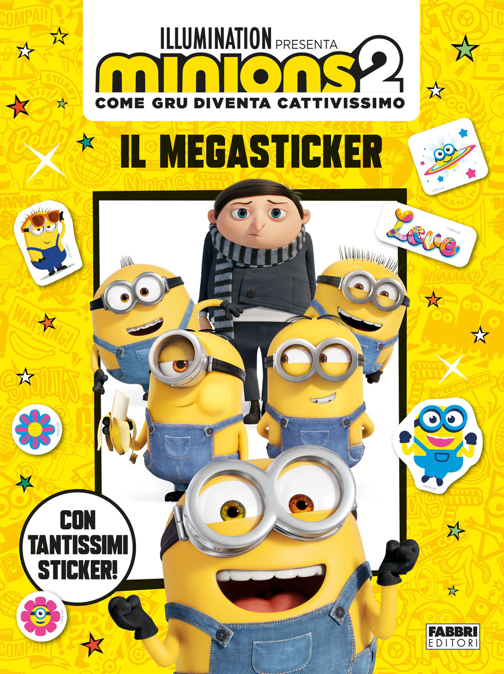 Minions 2. Come Gru diventa cattivissimo. Il megasticker