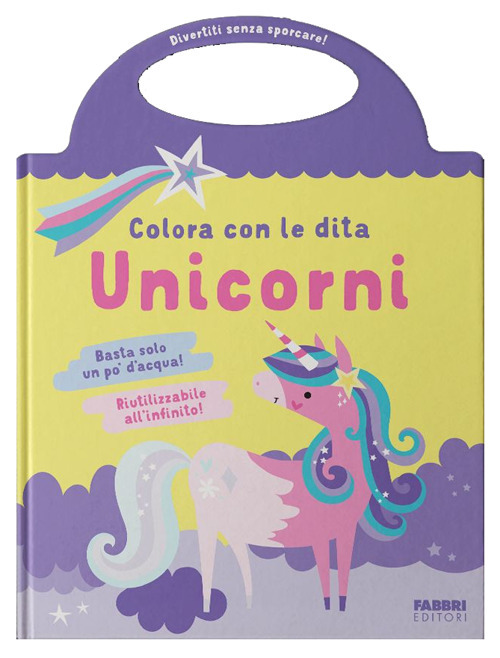 Unicorni. Colora con le dita