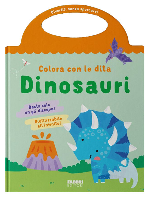 Dinosauri. Colora con le dita