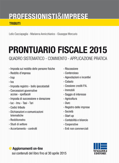 Prontuario fiscale 2015