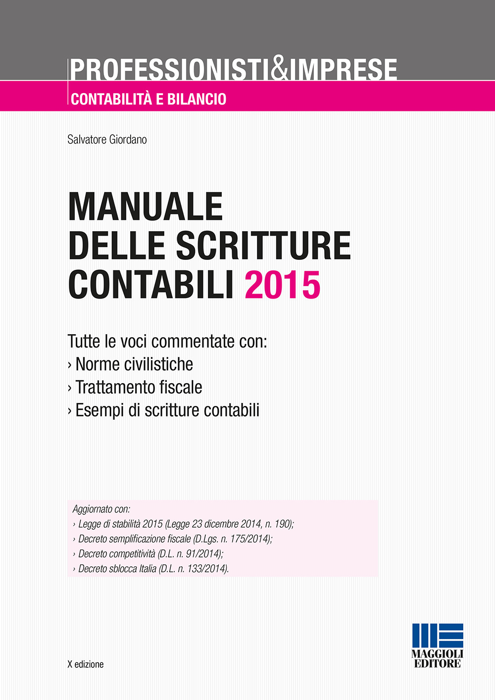 Manuale delle scritture contabili