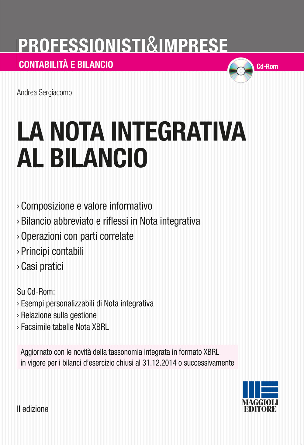 La nota integrativa al bilancio