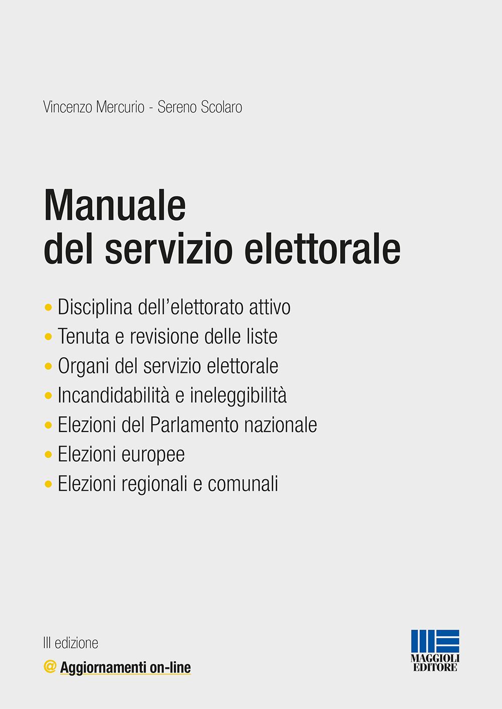 Manuale del servizio elettorale