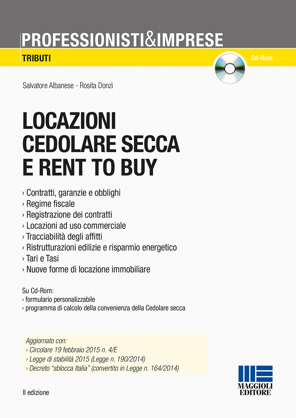 Locazioni cedolare secca e rent to buy