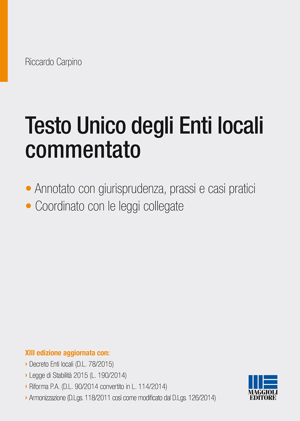 Testo unico degli Enti locali commentato