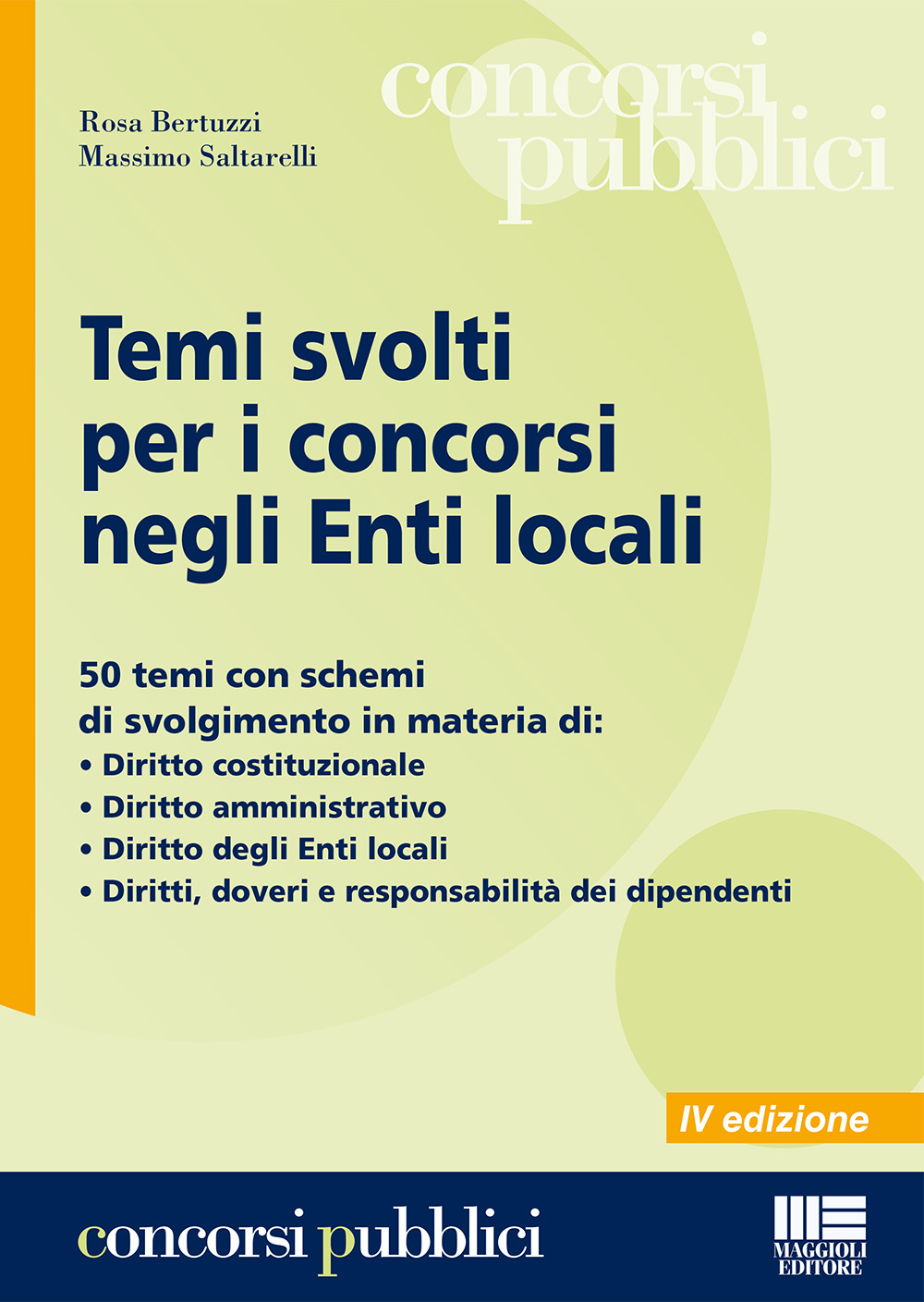 Temi svolti per i concorsi degli enti locali