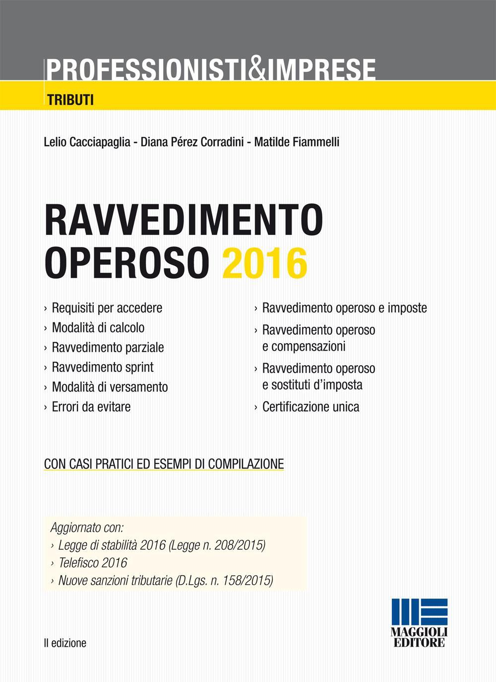 Ravvedimento operoso 2016