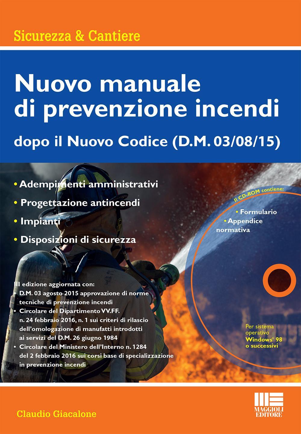 Nuovo manuale di prevenzione incendi