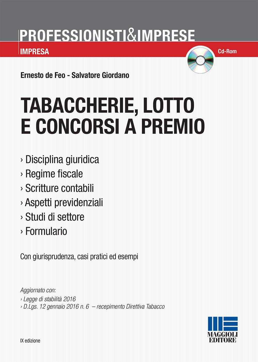 Tabaccherie, lotto e concorsi a premio