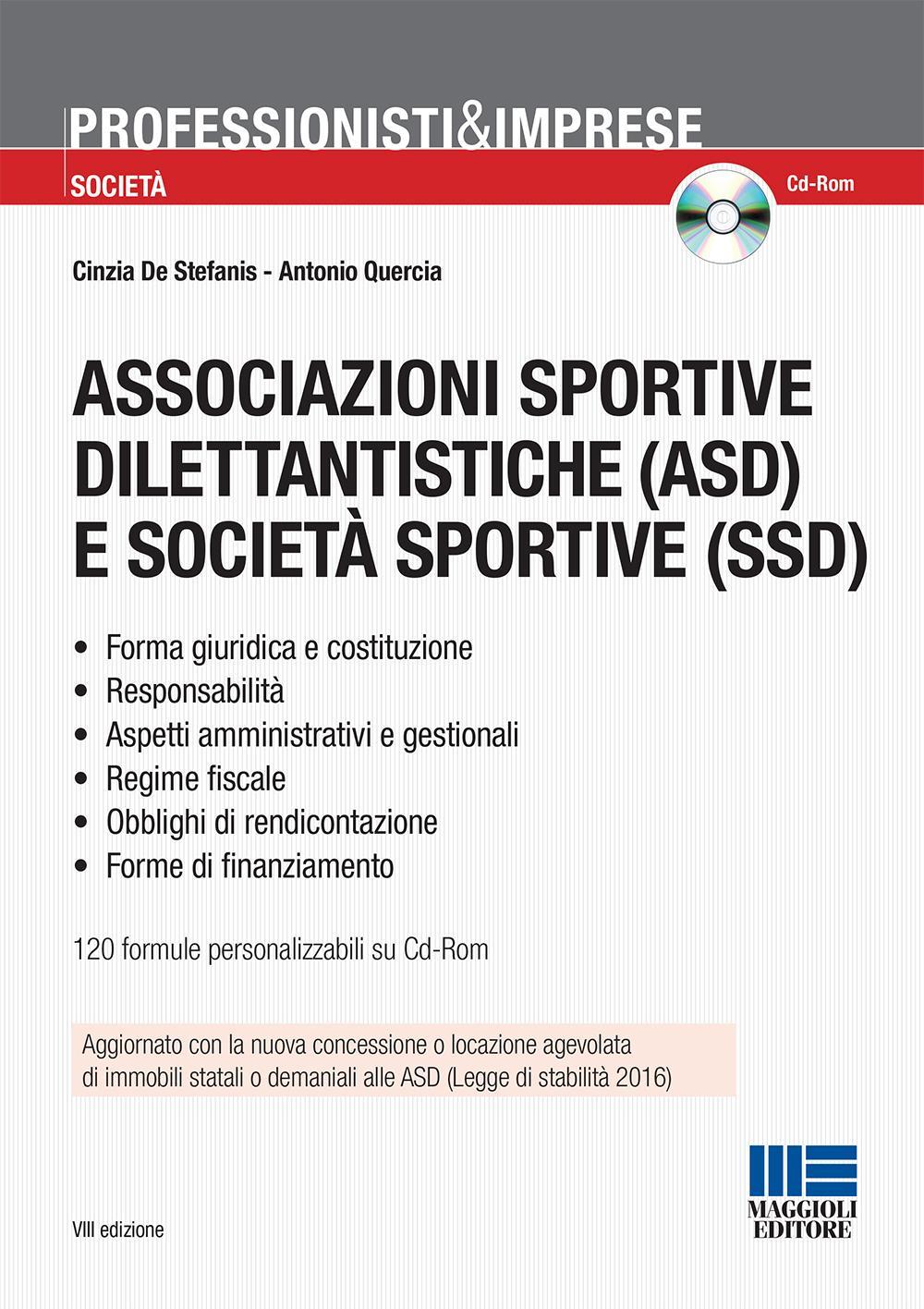Associazioni sportive dilettantistiche (ASD) e società sportive (SSD)