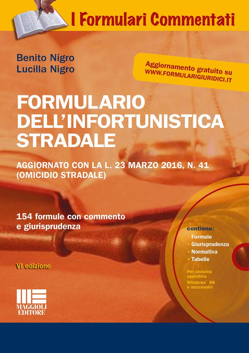 Formulario dell'infortunistica stradale