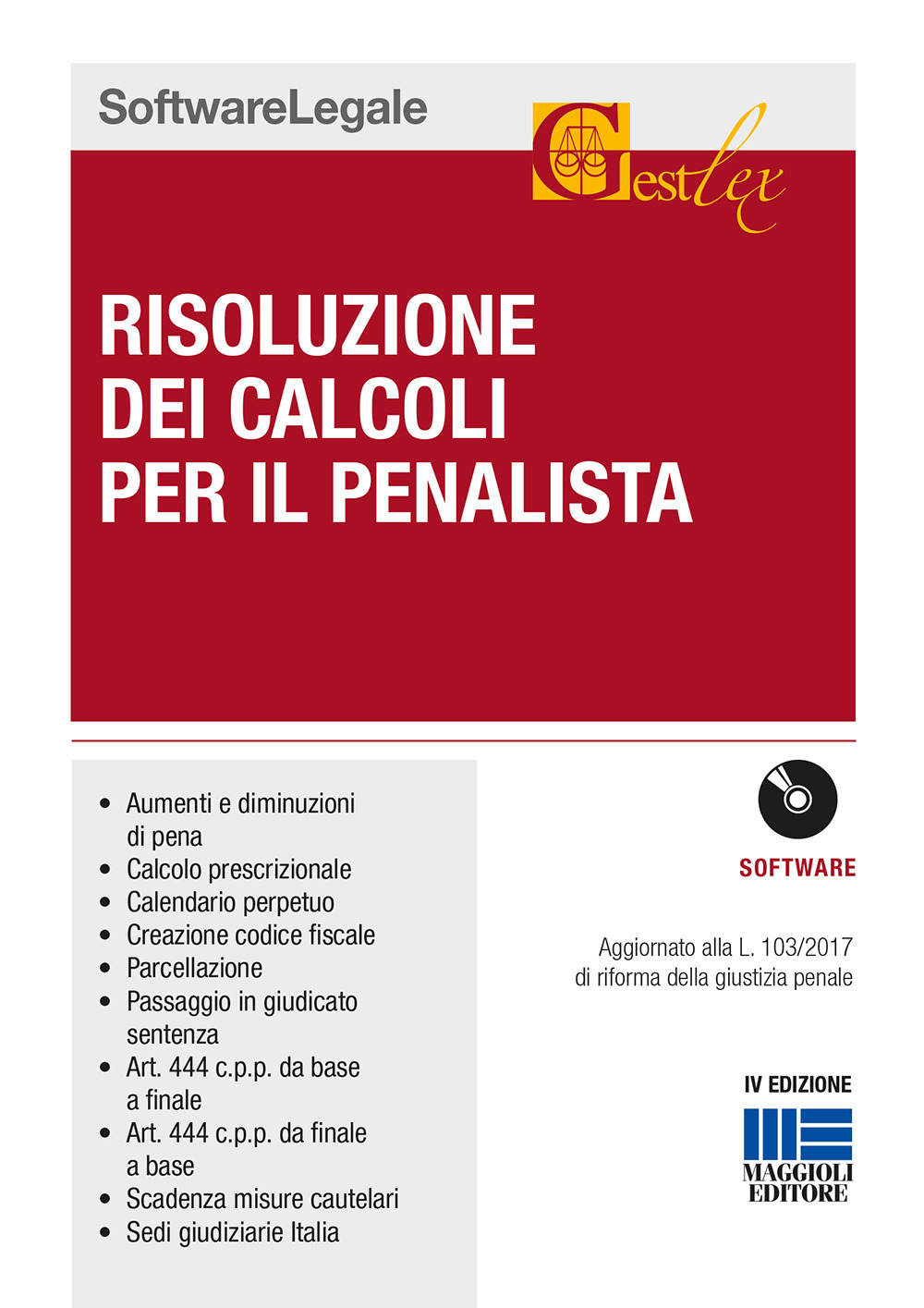Risoluzione dei calcoli per il penalista. CD-ROM
