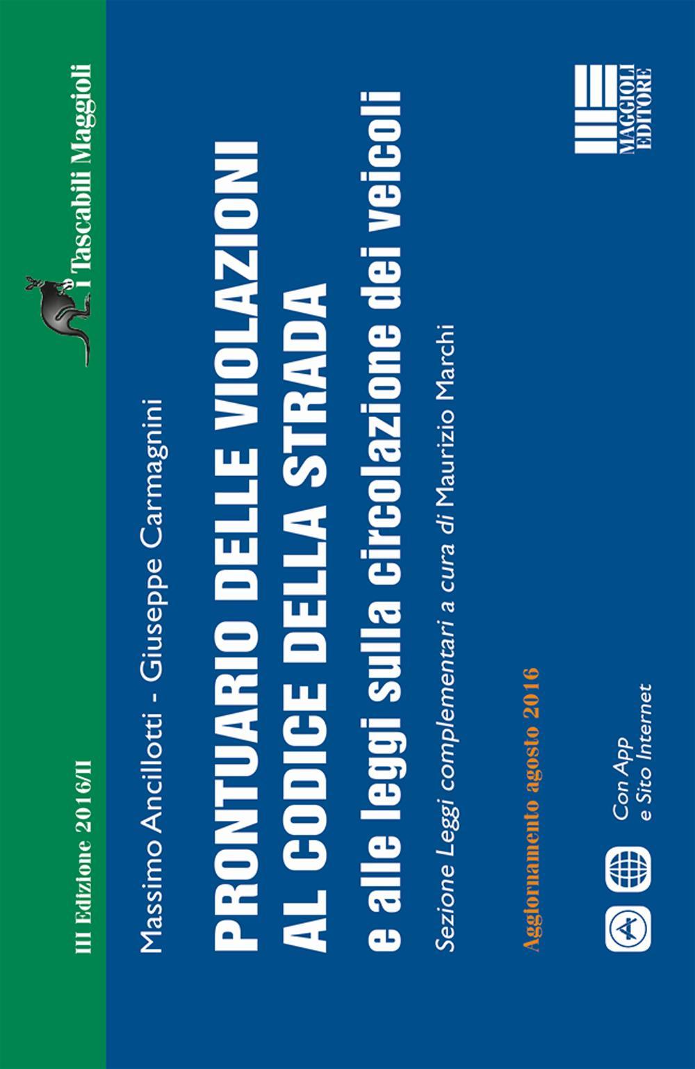 Prontuario delle violazioni al codice della strada e alle leggi sulla circolazione dei veicoli