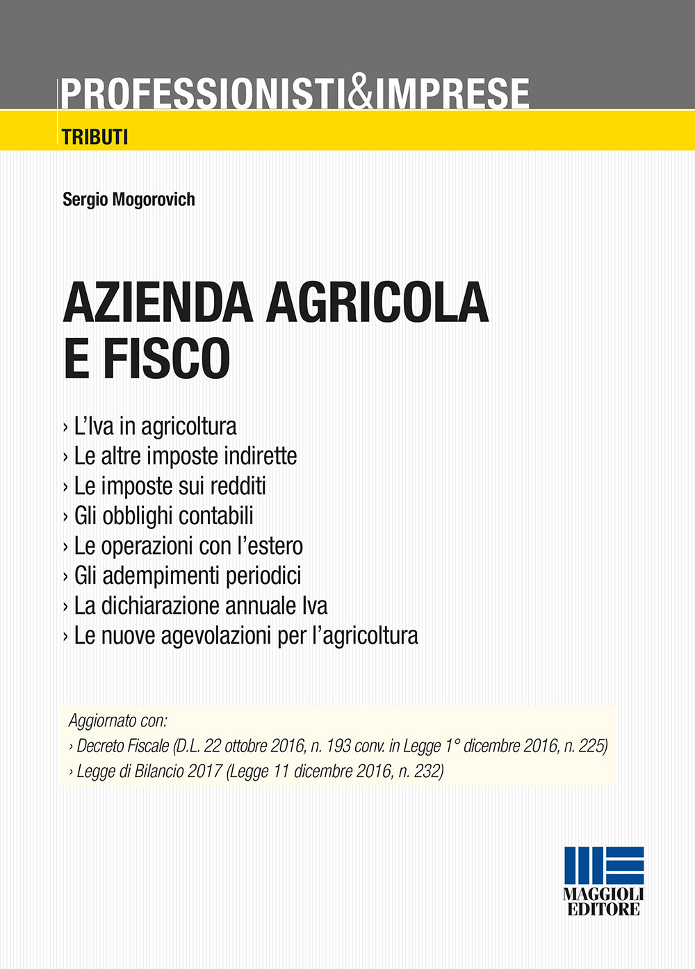 Azienda agricola e fisco