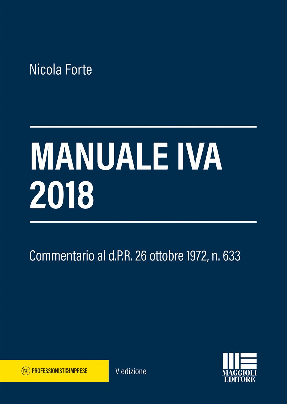 Manuale IVA 2018