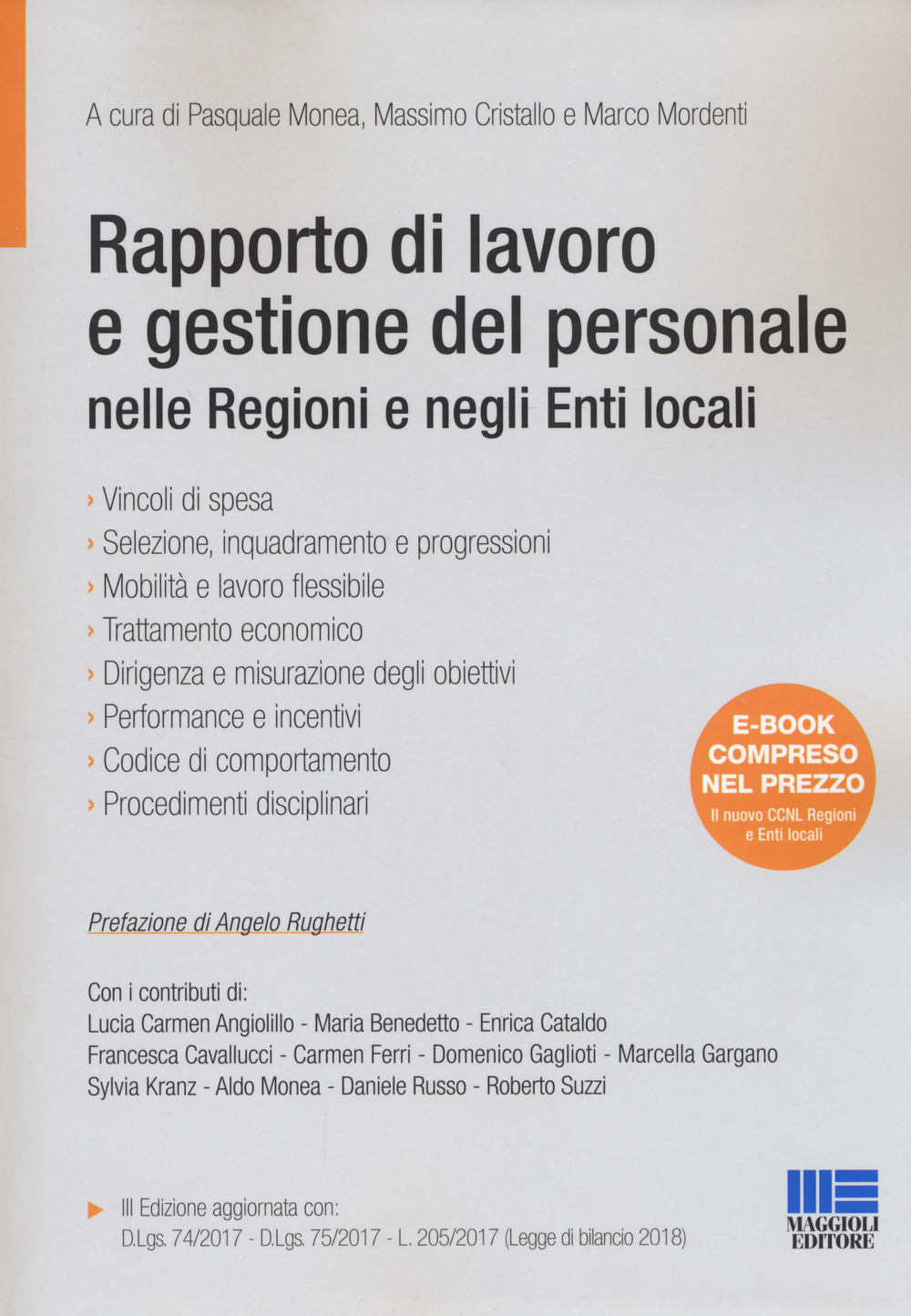 Rapporto di lavoro e gestione del personale nelle regioni e negli enti locali