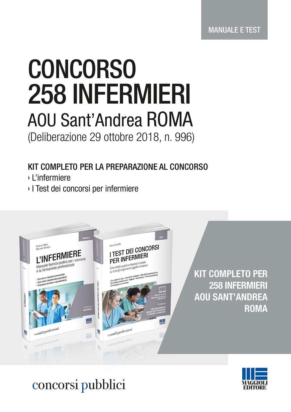 Concorso 258 infermieri AOU Sant’Andrea Roma