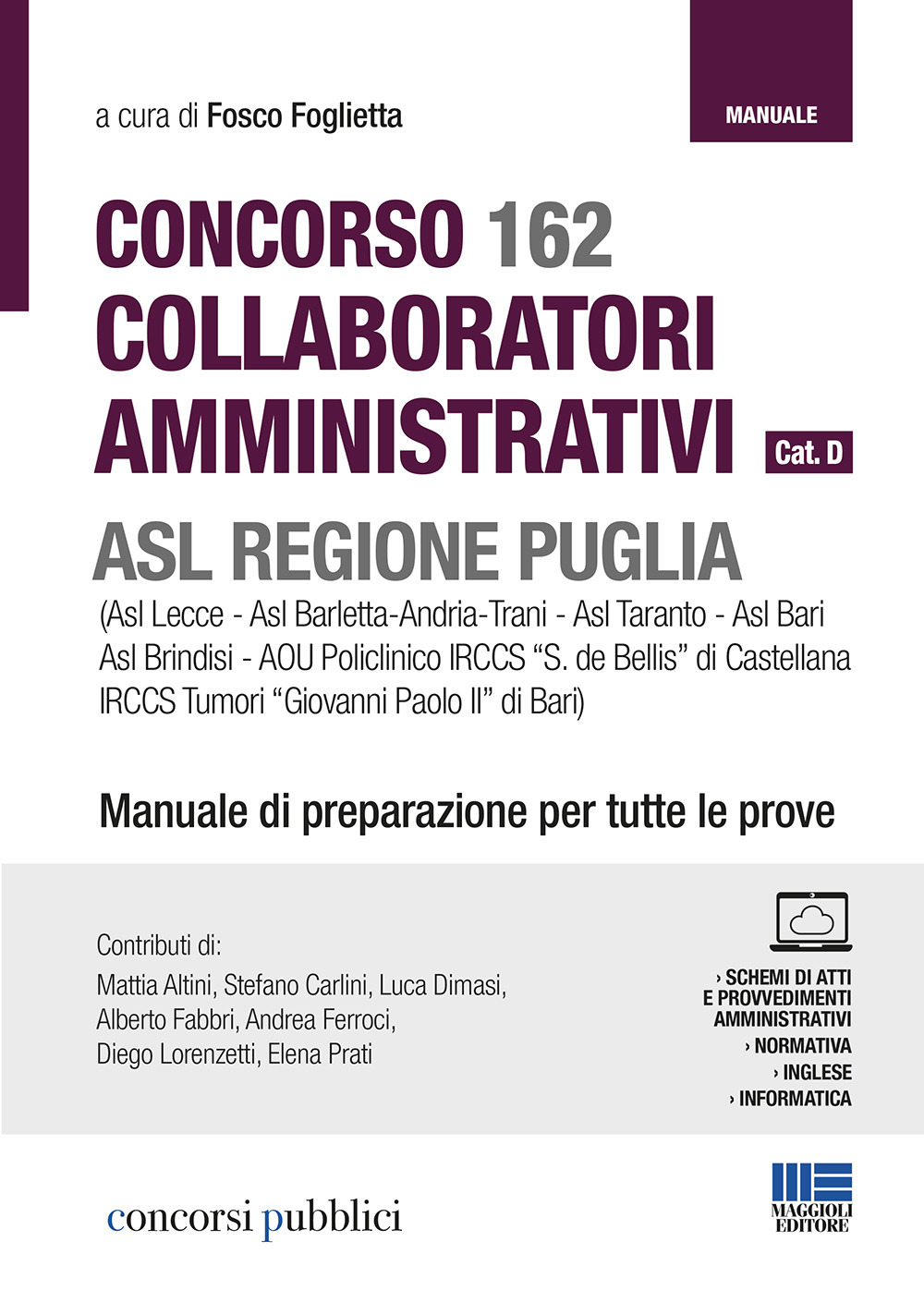 Concorso 162 assistenti  e collaboratori amministrativi ASL Puglia