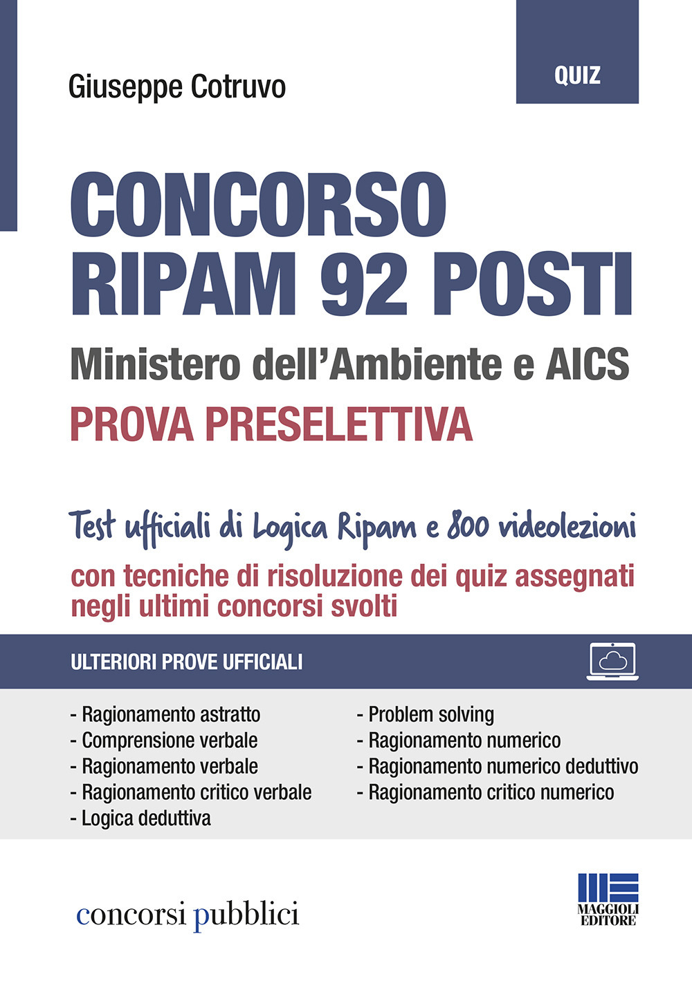 Concorso RIPAM 92 posti. Ministero dell'Ambiente e AICS. Prova preselettiva