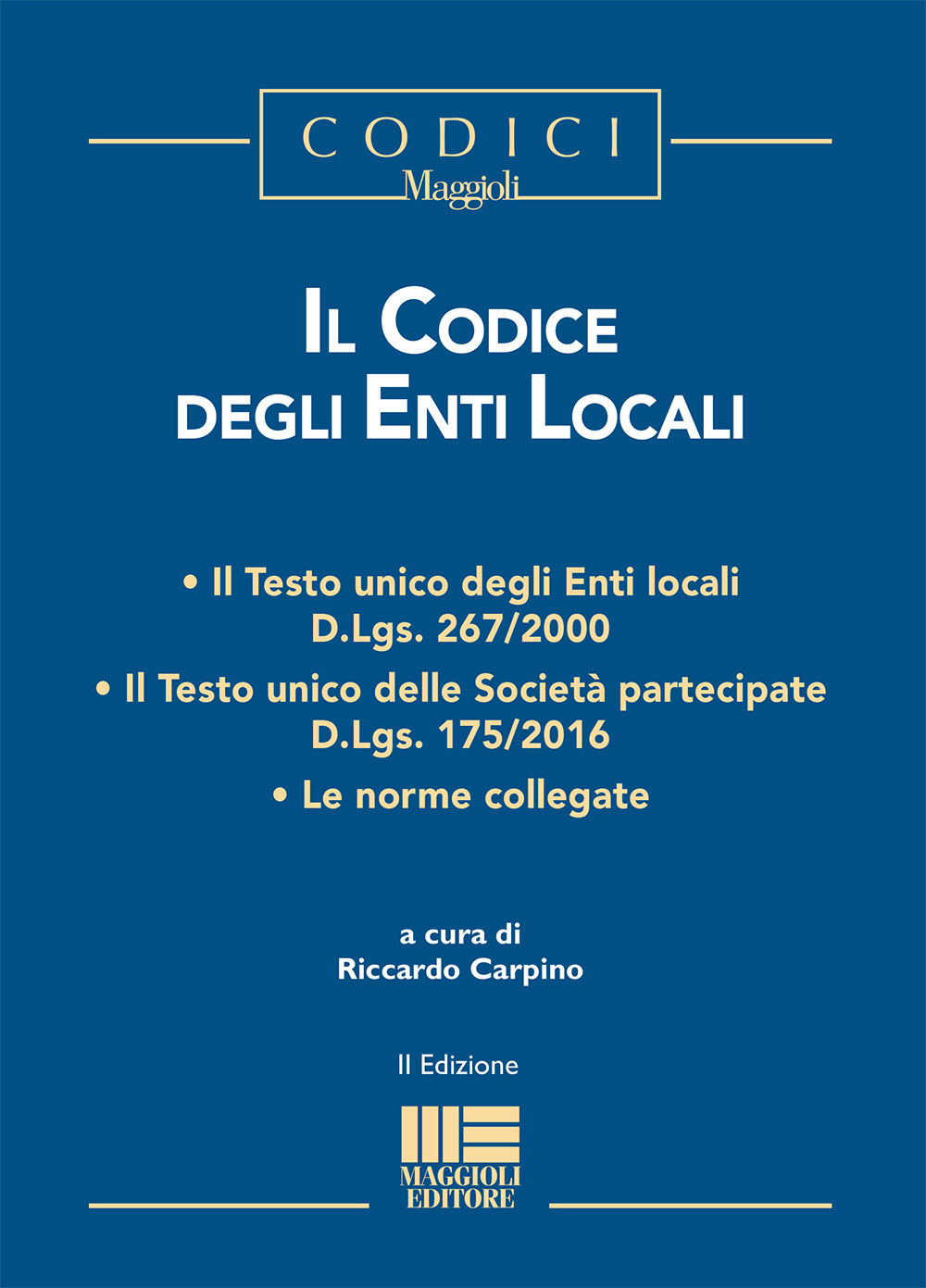 Il codice degli enti locali