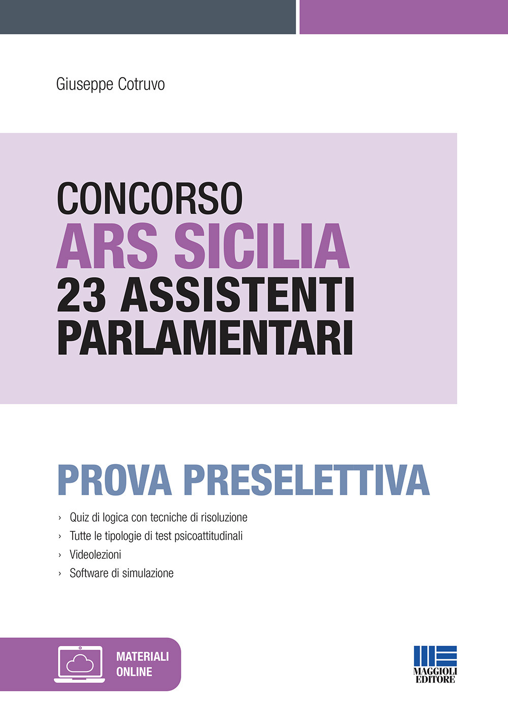 Concorso ARS Sicilia 23 assistenti parlamentari. Prova preselettiva