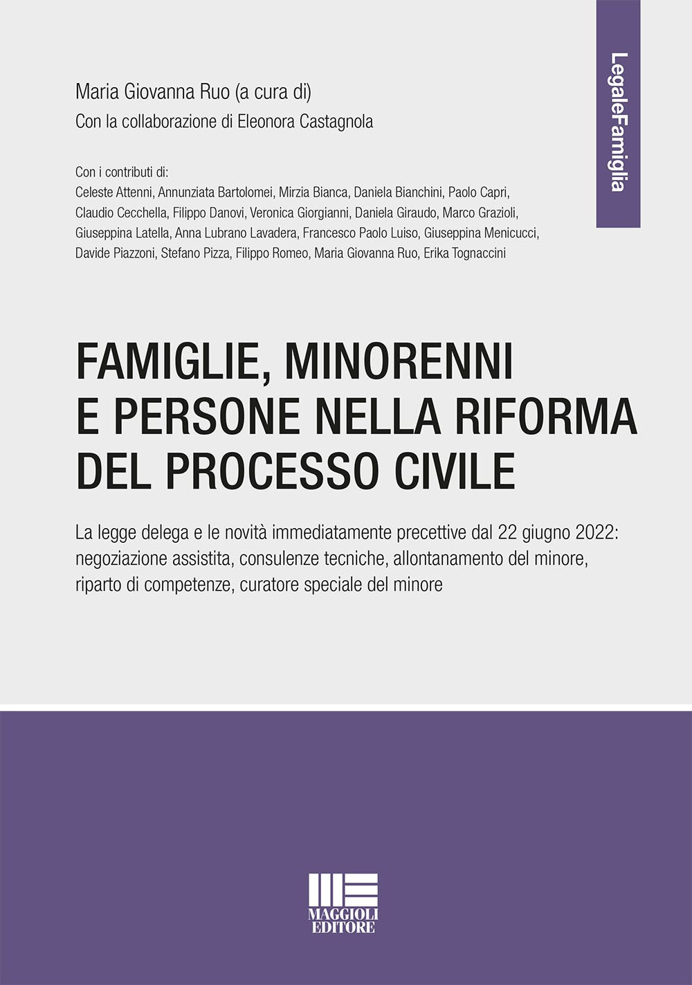 Famiglie, minorenni e persone nella riforma del processo civile
