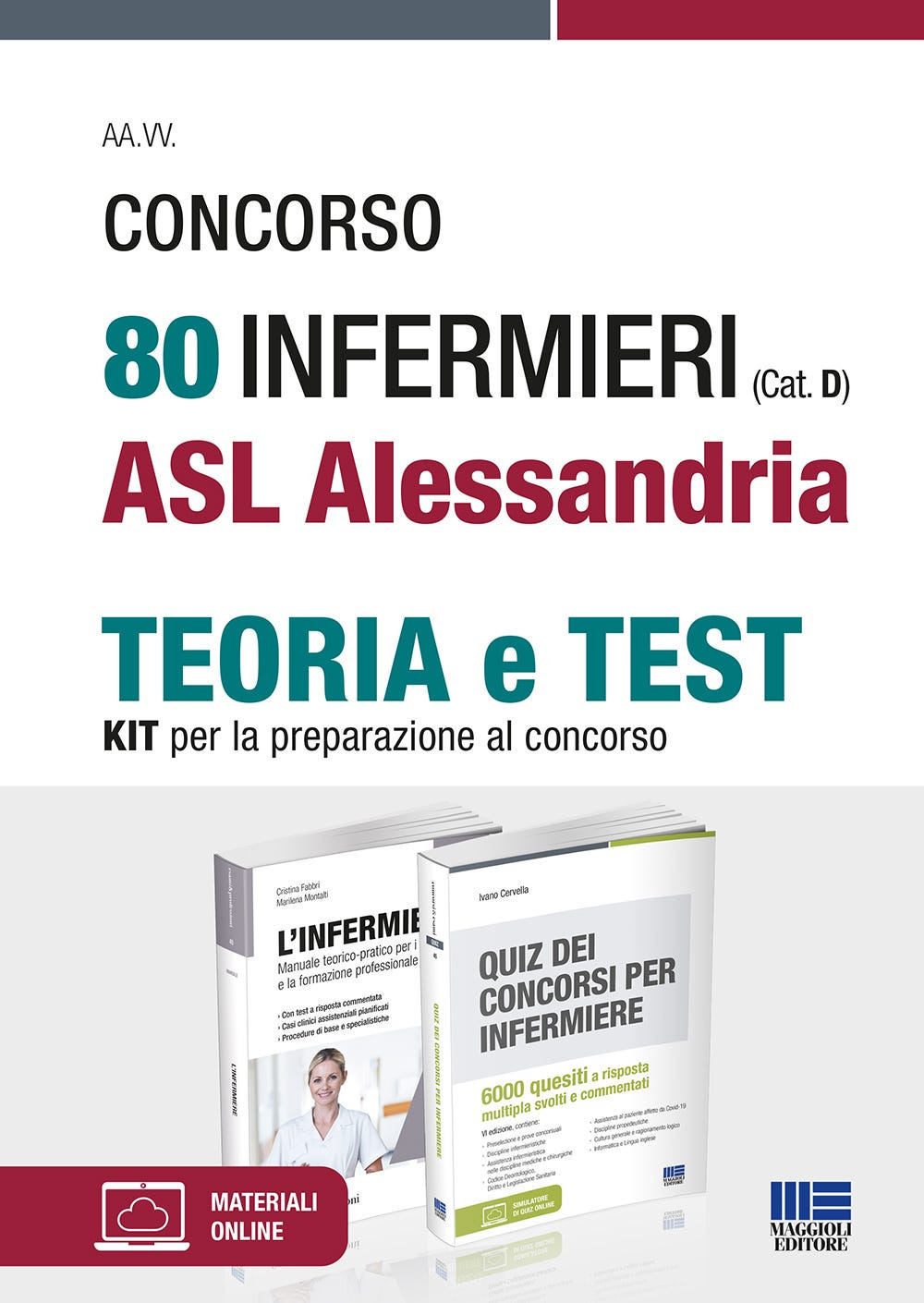 Concorso 80 infermieri (Cat. D) ASL Alessandria. Kit per la preparazione al concorso