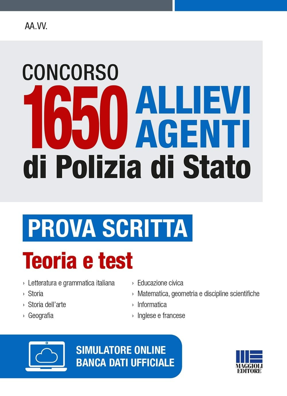 Concorso 1650 allievi agenti Polizia di Stato. Prova scritta. Teoria e test